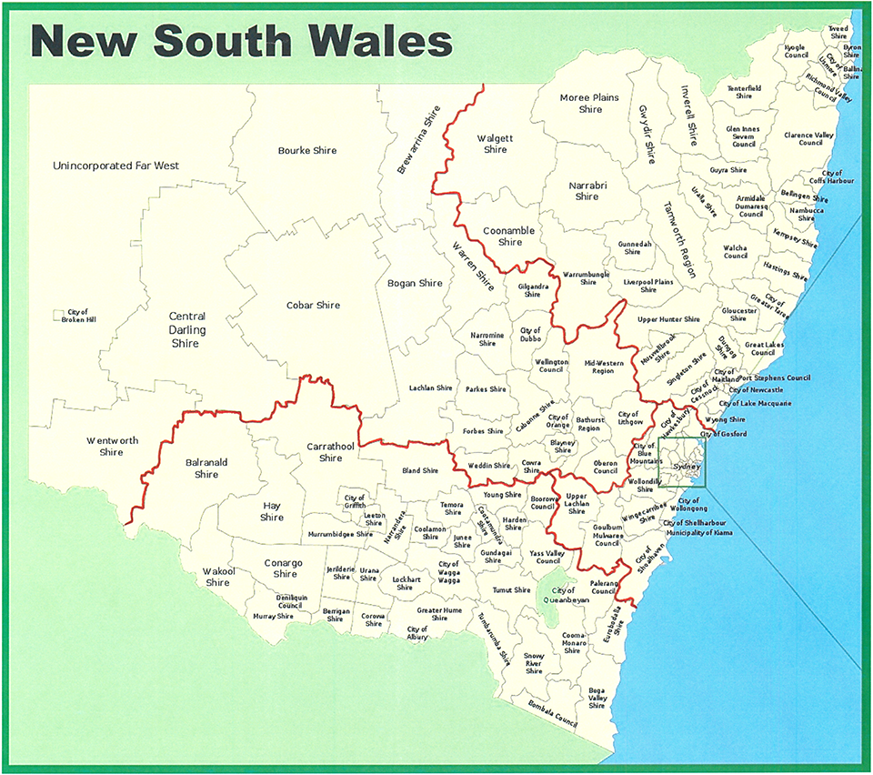 NSW Map SML 